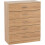 Seconique Seconique Dakota 5 Drawer Chest in Oak Effect 1