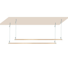 Beyeutao Wooden Bed Canopy Frame Adjustable Solid Wood Poles Length 200CM Hanging Bed Pole Bed Poles Bed Curtains Frame Suitable for All beds