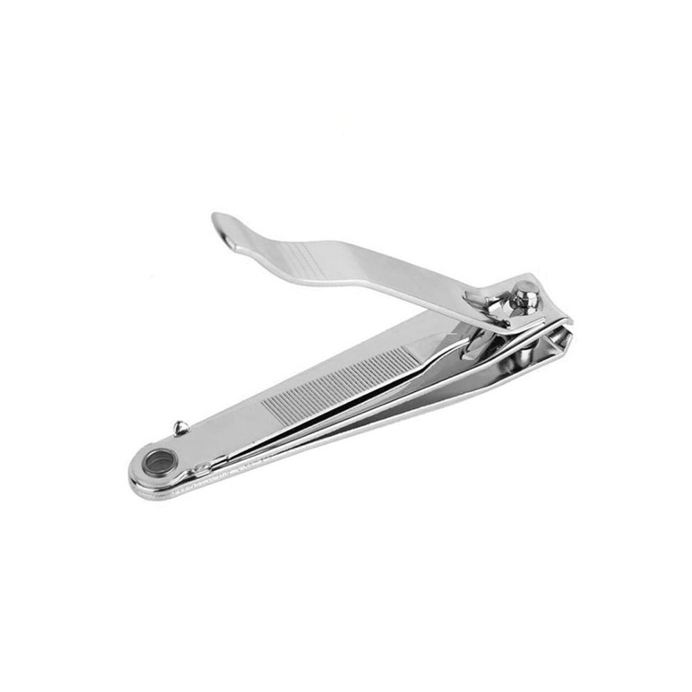 Stainless Steel Nail Clippers with Nail File, Precise Cutting Edge, Ergonomic Grip for Fingernails and Toenails