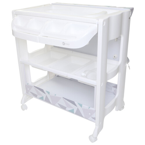 MyChild Peachy Changing Unit with Concealed Bath, Geo Diamond 1