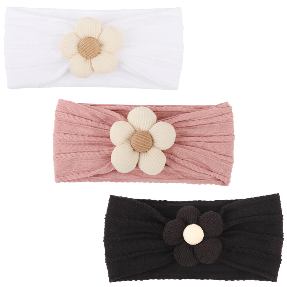 Baby Flower Headbands Nylon Baby Girl Headbands Newborn Hairbands Toddler Hair Accessories For Girls Infant Kids Aqokka