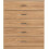 Seconique Seconique Dakota 5 Drawer Chest in Oak Effect 3