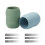 PandaEar (2 Pack) Sippy Cup for Toddler Baby, 100% Silicone Tiny Weaning Open Cup Drinking Training Cup (Blue/Green) 4