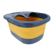 Collapsible Foot Soak Basin with Massage, Durable Foldable Tub for Home Spa and Travel