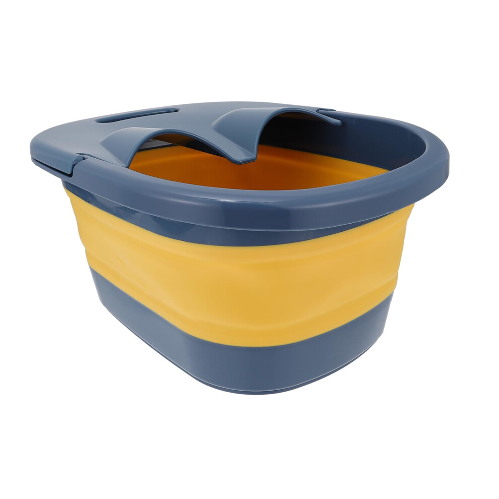 Collapsible Foot Soak Basin with Massage, Durable Foldable Tub for Home Spa and Travel