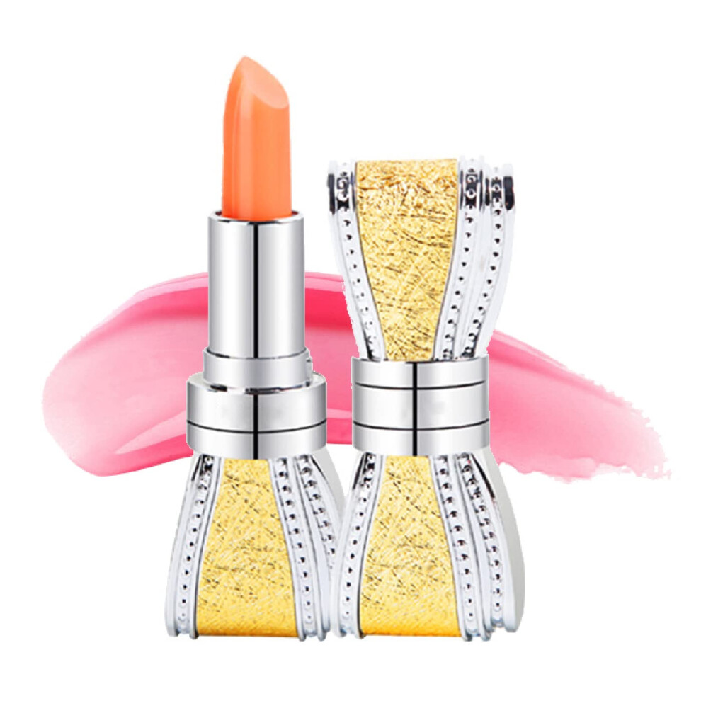 Color Changing Jelly Lipstick Balm with Vitamin E, Long Lasting Moisturizing Glossy Finish