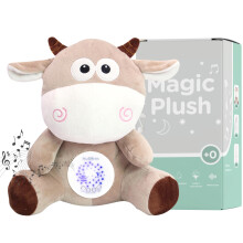 HuBorns - Chloe the Cow, White Noise Baby Sleep Aid, 15 Calming Music for Sleep, 3-Modes White Noise Machine Baby with Star & Galaxy Lullaby Night Li