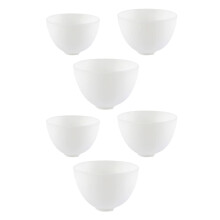 6pcs Silicone Mixing Bowls for Facial Masks Odorless Reusable Set for Skincare DIY Hair Care