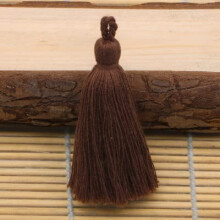 30pcs Cotton Tassel 8cm Rope Fringe for Curtain Sewing, Garment DIY, Home Decor & Jewelry Making