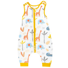 FLYISH DIRECT Sleeping Bag with Legs, 0.5 Tog Sleeping Bag Baby, Toddler Sleeping Bag with Feet, 100% Cotton Baby Sleeping bag Summer, Toddler Sleeve