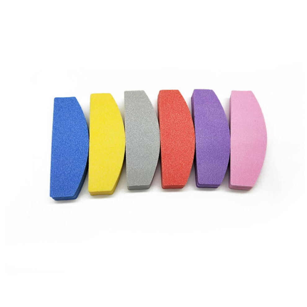 Grey 20Pcs Professional Nail File And Buffer Set Multigrit Doublesided Manicure Shaping Tools