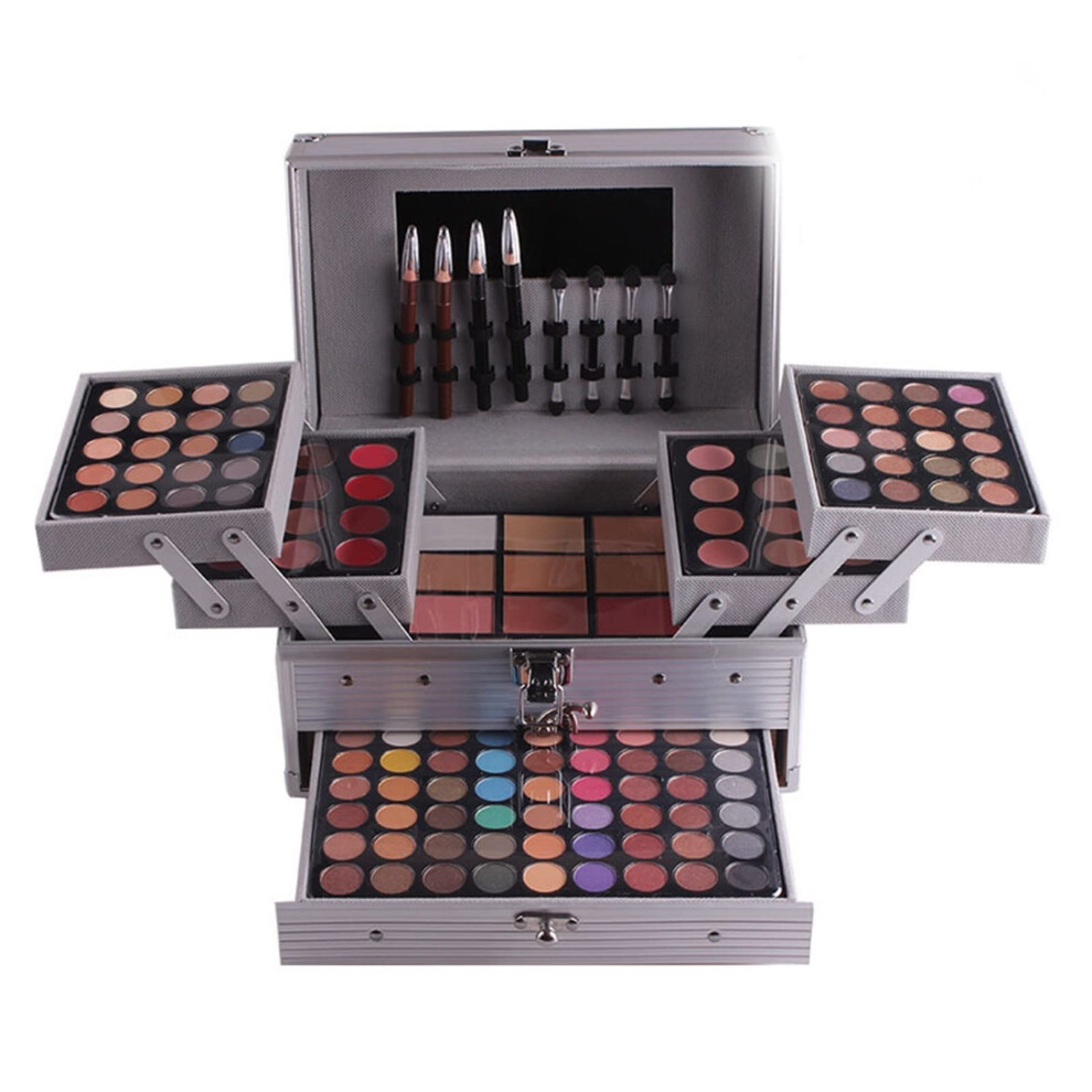 Eyeshadow Palette 49 and 190 Colors with Lipstick Blush Professional Makeup Kit