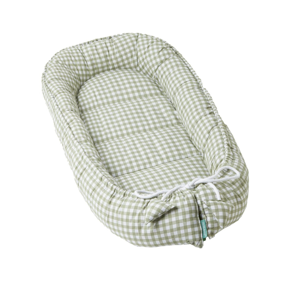 Molis & Co Molis&Co - Baby Nest Pod For Newborn - Baby Sleep Pod Soft Breathable 100% Cotton (Oeko-Tex) - Travel & Baby Essential Gift For Newborn - Sleepyhead