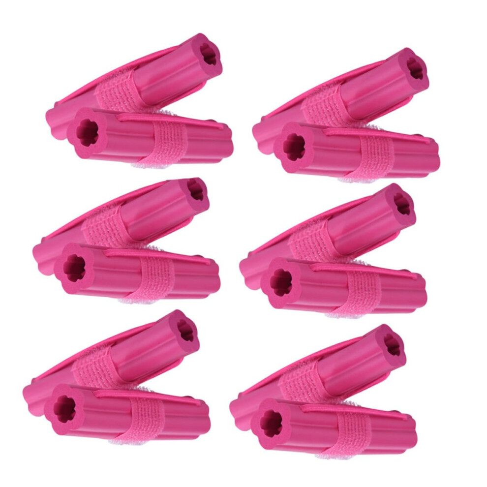 Heatless Hair Curlers Set 12pcs Soft Sponge Overnight Rollers for Women NoHeat Styling at Home