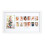 Pearhead Photo Moments Baby First Year Keepsake Frame, White 1