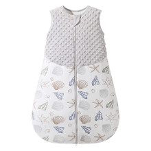 Fairy Baby Sleeping Bag 1.5 TOG Unisex Wearable Blanket Swaddle for Newborn Soft 100% Cotton Sleeveless Sleeping Sack with Double Zipper Grey 18-36Mo