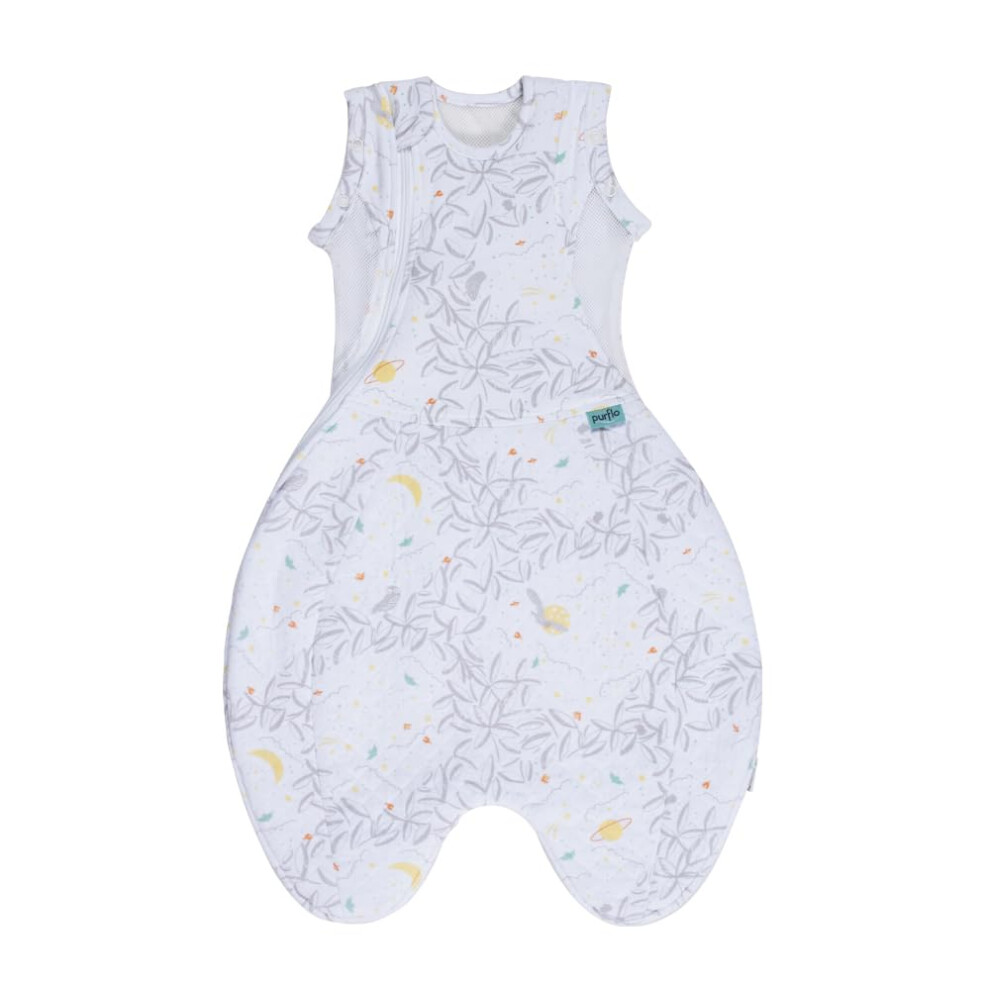 Swaddle To Sleep Bag | All-Season 2.5 Tog Sleeping Bag | 0-4 Months | Breathable Newborn Baby Sleeping Bag That Grows With Your Baby | Swaddle Purflo