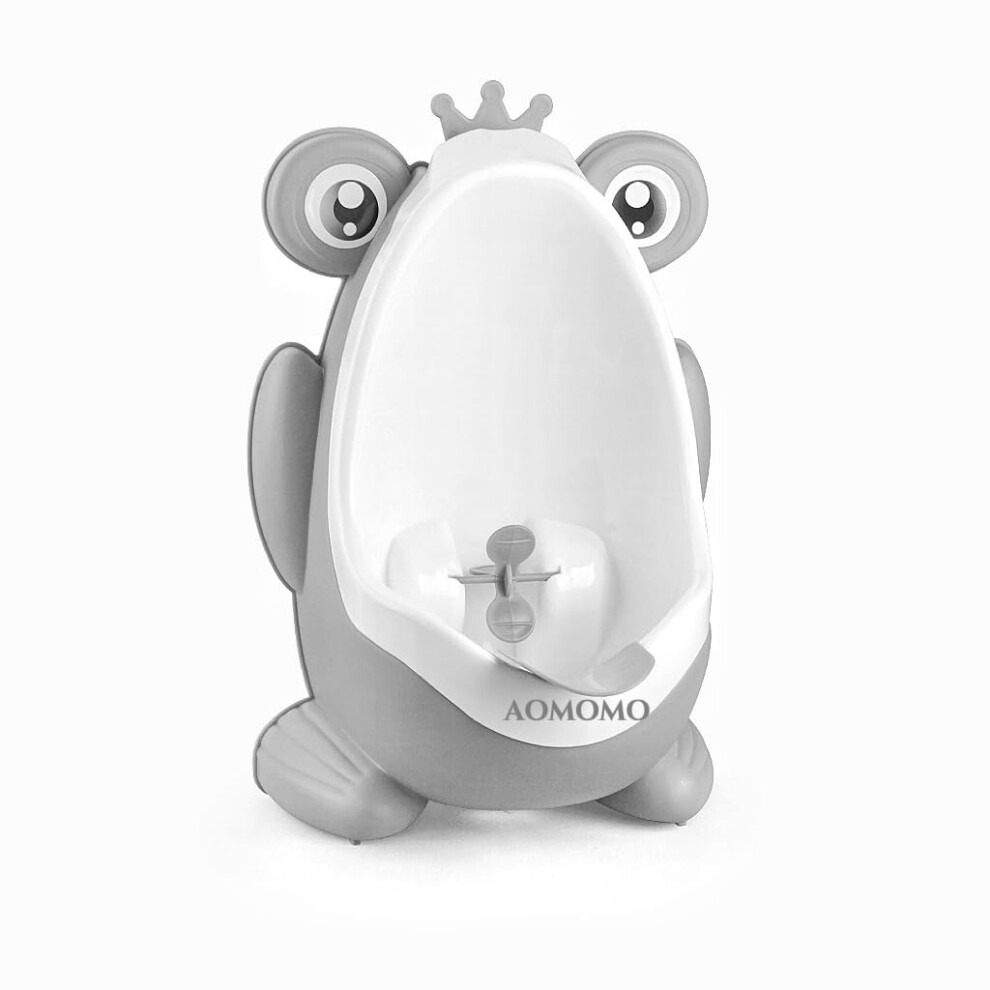 Frog Potty Training, Children's Toilet For Toddlers And Preschoolers, Suitable For Indoor And Outdoor Use (Crown ) Grey Aomomo