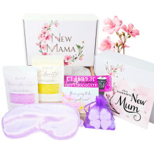 Bellalisia New Mum Pamper Kit, Relaxing New Mum Gifts, Ideal Baby Shower Gifts for Mum. New Mum Hamper Essentials, Pamper Presents for First Time Mum