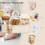 SEESUNO 3 Pcs Nappy Caddy Organiser Set, Washable Diaper Storage Bag with Compartments 4