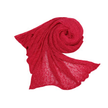 Newborn Baby Cheesecloth Swaddle Cocoon Knit Crochet Wrap Photo Photography Prop (5)