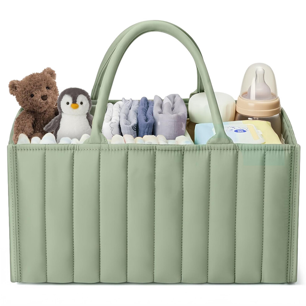 Nappy Caddy, Baby Diaper Caddy Organizer, Foldable Bag Organizer With Compartments, Baby Wipes Bag For Mum To Be Hagot