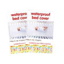 Waterproof Sheet, Bed Cover Mattress Protector, 200x100cm Perfect for Cots and Single Beds, Bed Wetting, for Kids, Babies Transition from Nappies and