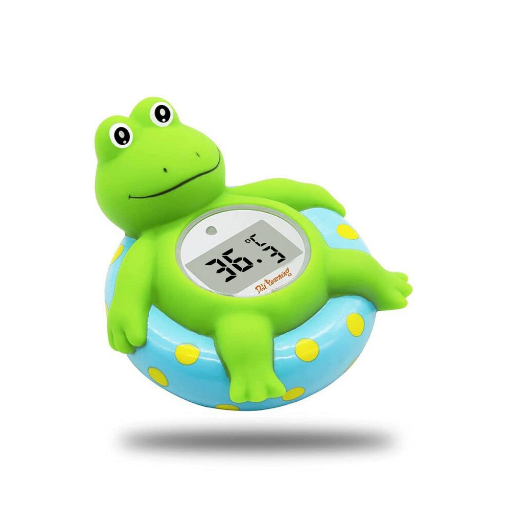 Frog Baby Bath Thermometer, Toddlers Floating Bath Toy, Bathtub Thermometer, At Fahrenheit And Celsius Degree - Blue Doli Yearning