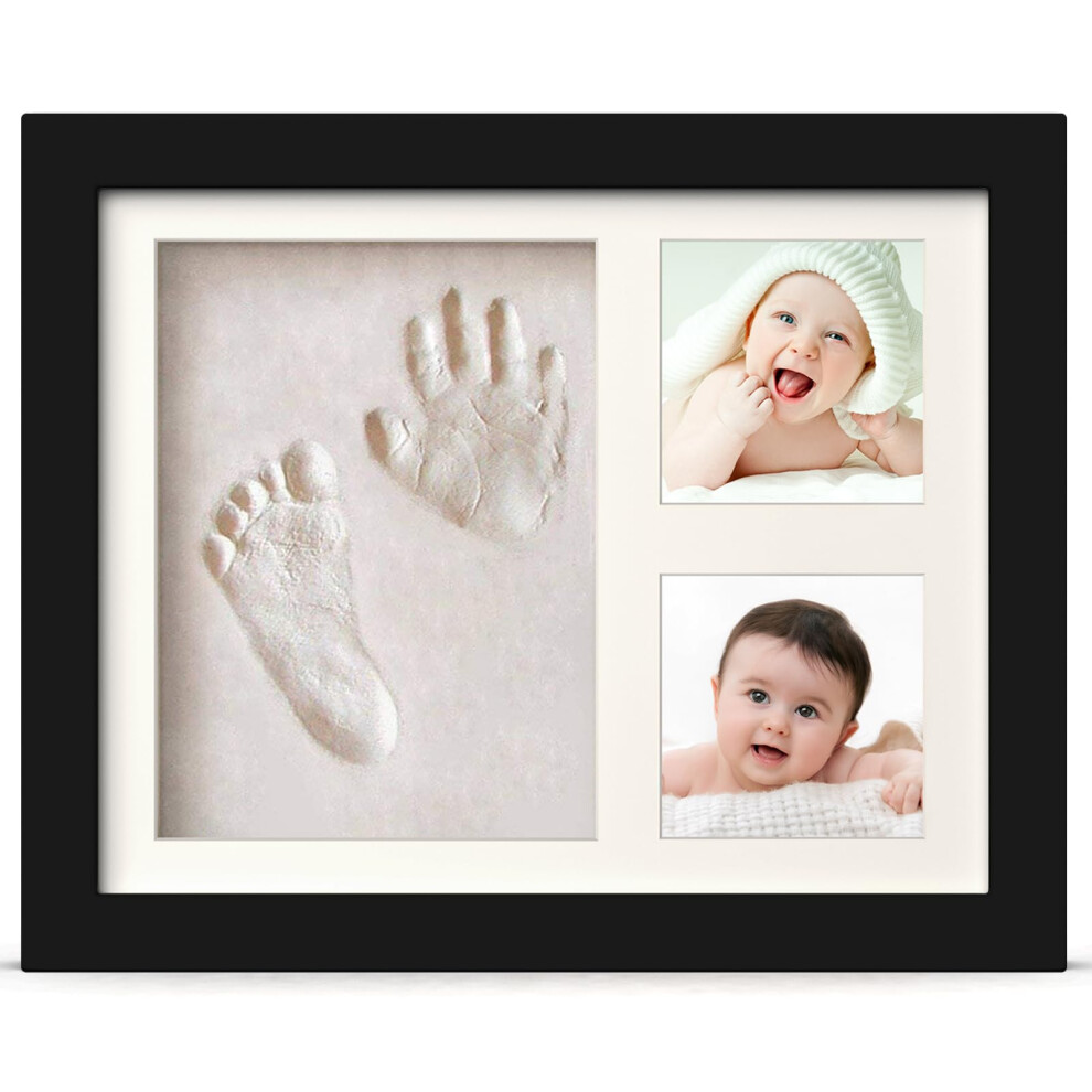 Pewingo Baby Footprint & Handprint Clay Kit, Baby Photo Frame Kit For Newborn Baby, Baby Shower Gifts,Baby Registry, New Parents Gift, Perfect Baby M