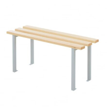 BiGDUG Essentials Changing Room Bench - Cloakroom Locker - Single Bench - 450h x 1000w x 350d mm