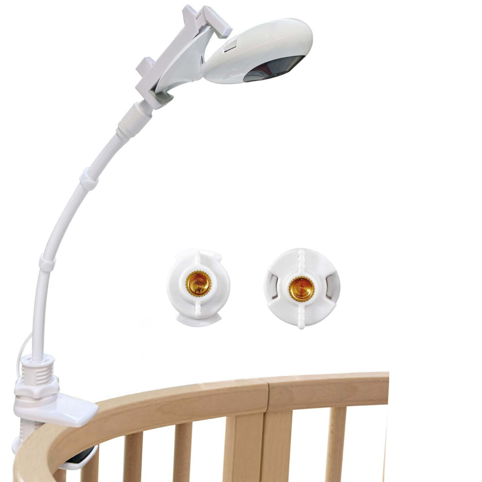 Universal Baby Video Monitor Mount Holder For Cot Clip, Baby Monitor Stand Attach To Crib, Compatible With All Hellobaby Ghb Vtech Iegeek Mot Jamuils