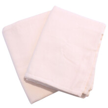 Junior Joy 100% Cotton Pram Flannelette Sheets, Ultra Soft,2 pcs in a pack, for Baby and Toddler, OEKO-TEX Approved, 70 x 100cm - Cream