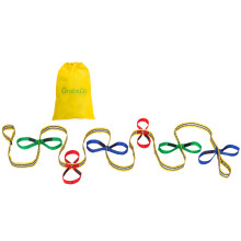 Walkodile Grab & Go Children's Walking Rope (12 child). Teacher Designed. Extra Safety Feature on Handles. Strong Fabric & Heavy Duty Stitching. Incl