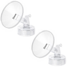 2pcs 31mm Flange Compatible with Spectra S1 S2 9 Plus Synergy Gold Ameda MYA Motif Luna Breast Pump, Replacement to Spectra Pump Parts, Breast Pump S