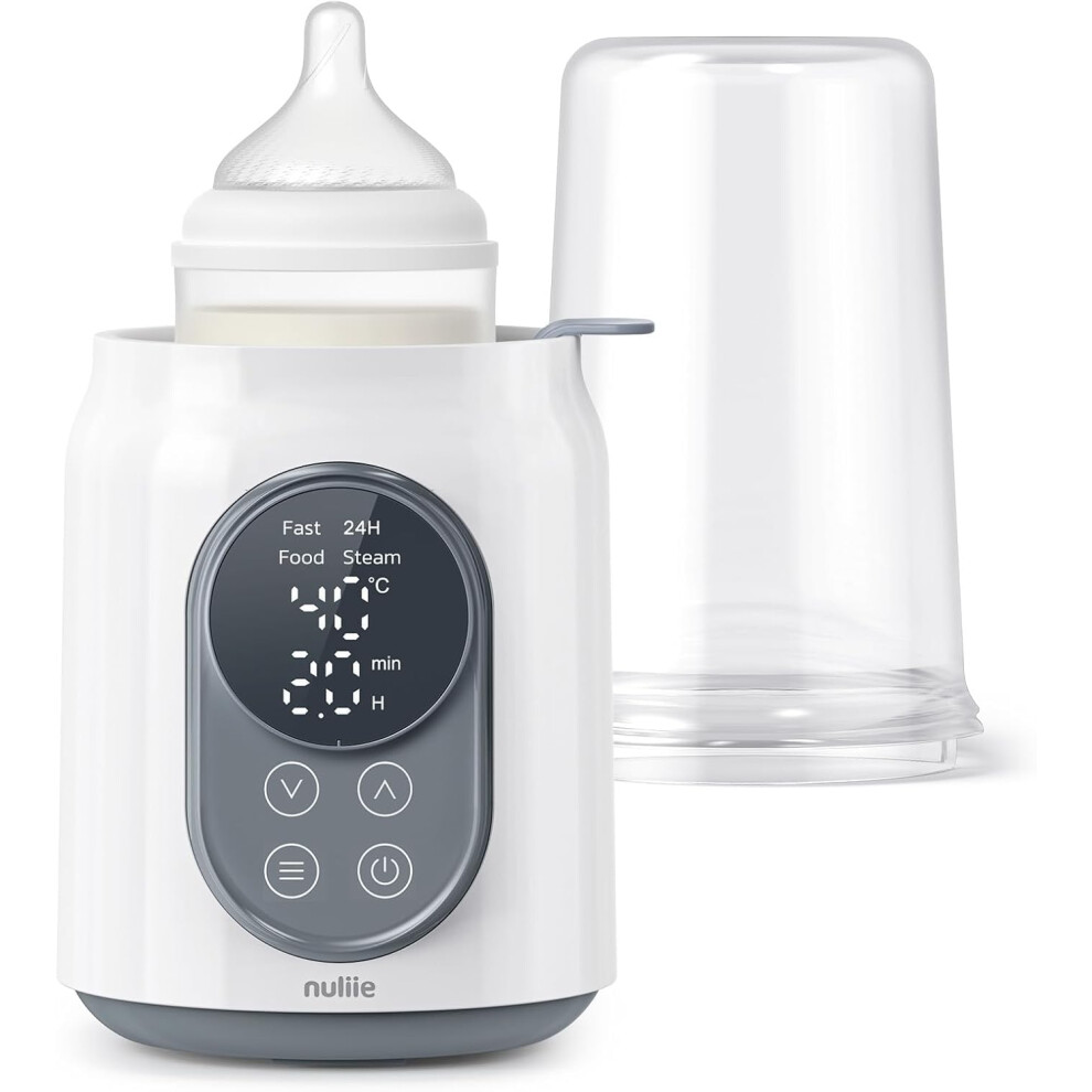 Baby Bottle Warmer 10-In-1 With Digital Lcd, Timer, Smart Temperature Control And Automatic Shut-Off, Food Warmer&Defrost Bpa-Free Warmer For Nuliie