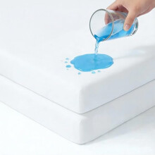 Set of 2 Waterproof Mattress Protector Sheets/Covers Fits 90x40 cm Baby Crib
