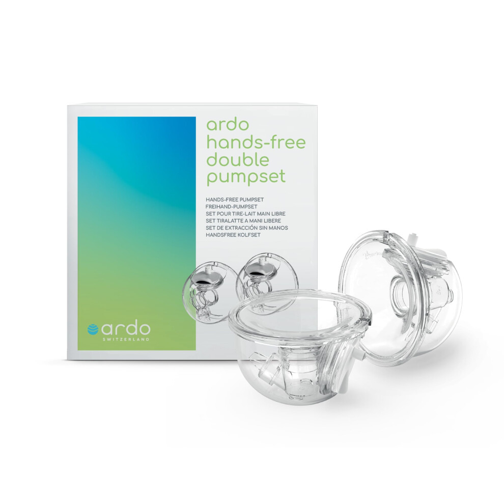 Ardo Hands-Free Double Pumpset For All Breast Pumps. Bpa Free Replacement Breastfeeding Accessories With 24Mm Breast Shells. Spare Parts For Aly