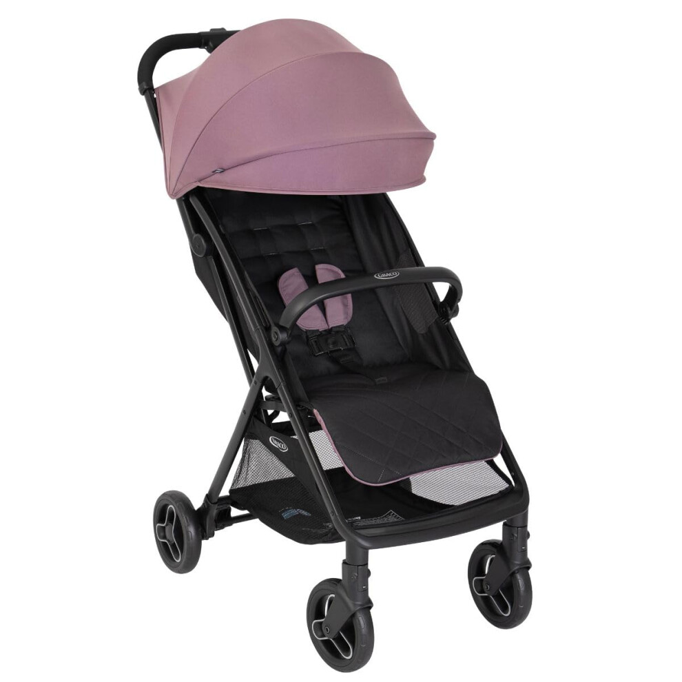 New Graco Myavo Compact Stroller/Pushchair With Raincover - Suitable From Birth To Approx. 4 Years (0-22Kg). Lightweight At Only 5.8Kg With A One-Second,