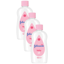 Johnson's Baby Oil, 100 ml (Pack of 3)