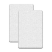 2 x 100% Waterproof Crib Mattress Protectors (Size 90 x 50 cm) | Non-Noisy, Ultra Soft and Super Absorbent Crib Mattress Covers (90 x 50 cm)