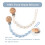 Dummy Clip, 2 Pack Silicone Dummy Clips with Woode 4