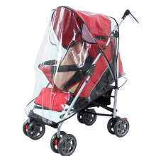 Universal Stroller Rain Cover - Waterproof Baby Buggy Cover with Air Holes and Transparent Window, Waterproof Rainwear Cover, Protects Against Rain,