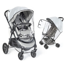 Orzbow Universal Rain Cover for Pushchair with Window, Breathable Rain Cover for Pram with Food-Grade EVA, Easy Access, Quick Installation, Ultra Wat