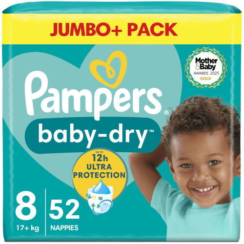 Pampers Pampers Baby Dry Size 8 x52