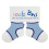 Sock Ons & Dribble Ons Bundle - Blue Dribble On with 0-6m Sockon 2
