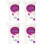 Happy Bees Bundle Cotton Tree Large Cotton Wool Pads 40 per Pack. (4 Pack Square) 1