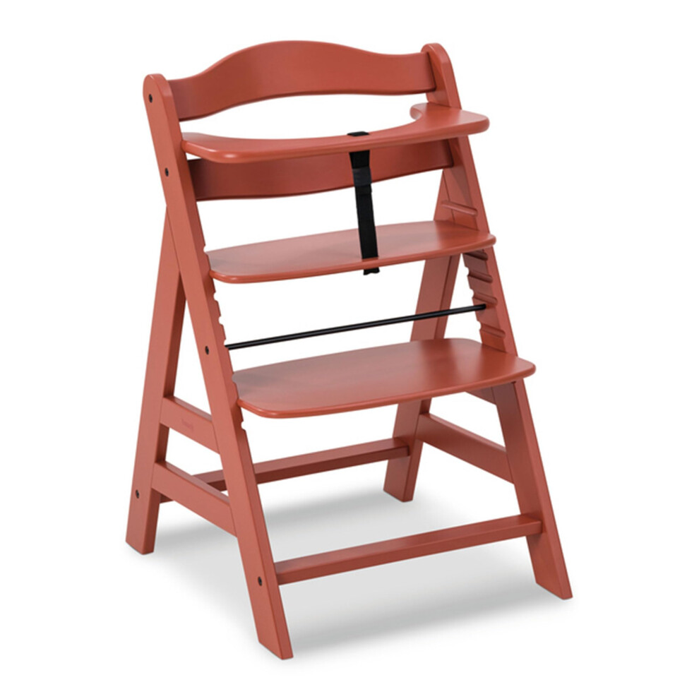 New Hauck Alpha+, Cork - Wooden High Chair 6 Months To Adult Sustainable Fsc Certified Beechwood Toddler Feeding And Entertainment Chair, Inclusive 5-Poi