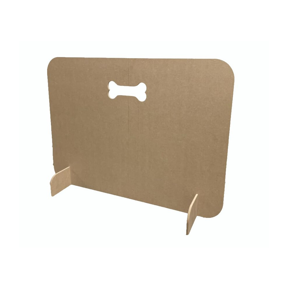Party Decor Vanity Style Plain Pet Stopper, Free Standing Dog Barrier, Gate, Very Easy Setup (Natural, 51 X 75 Cm)
