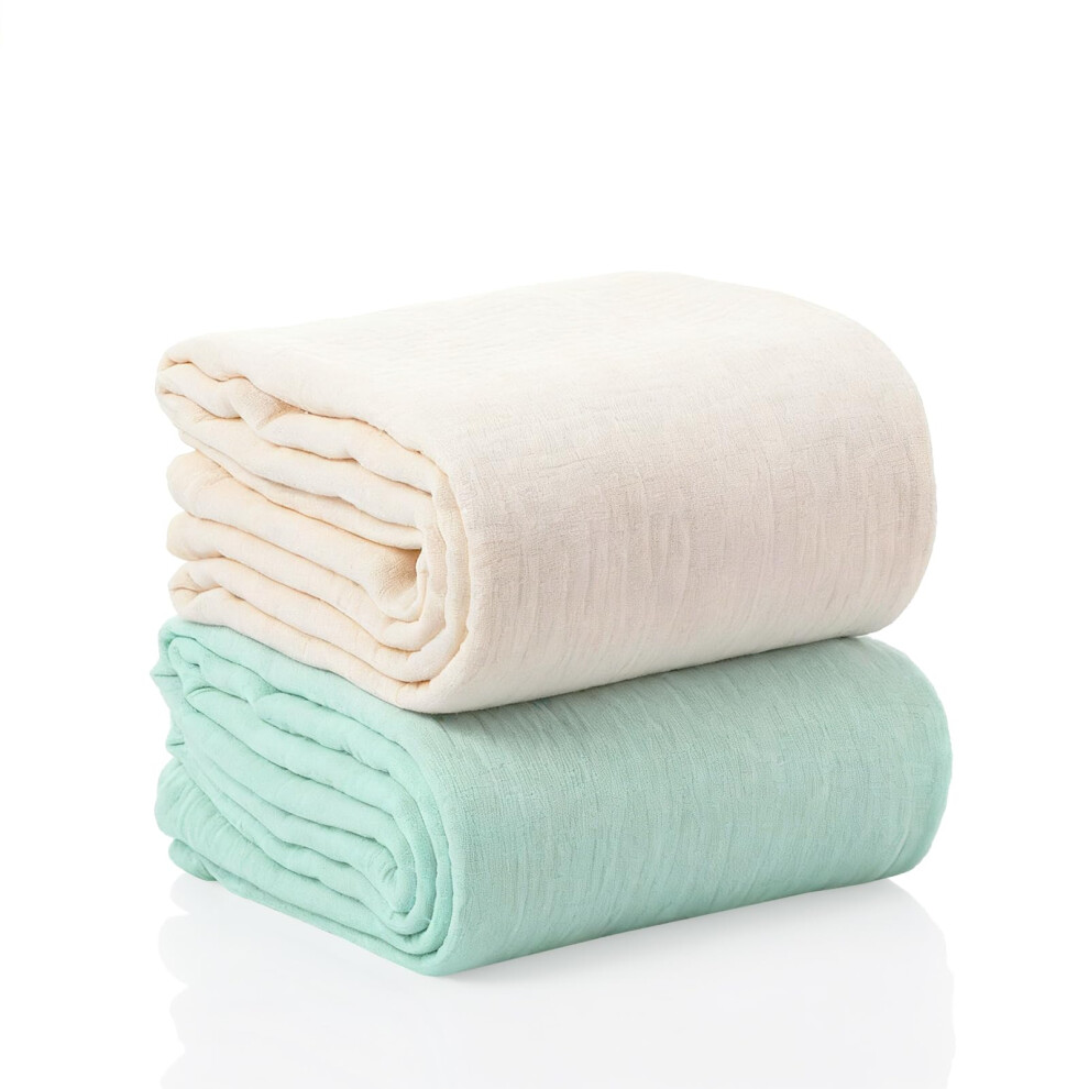 2 Pack Large Muslin Cloths For Baby 120X120cm Large Muslin Swaddle Blanket Cotton Swaddle Cloth Baby Essentials For Newborn Gsrenyu