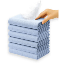 Soft Touch Newborn Essentials 100% Cotton Baby Muslin Cloths 6 Pack 70 x 70 cm